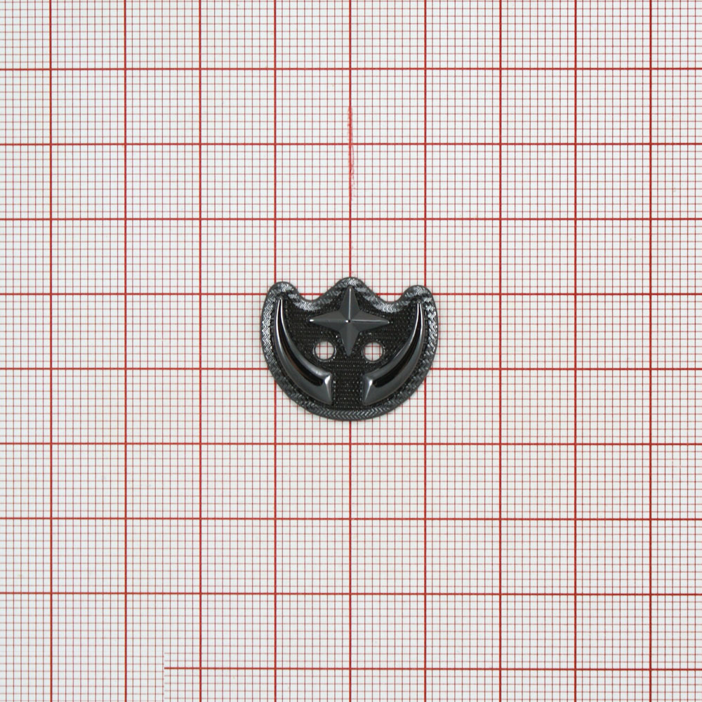 Лейба металл  0763 Кольчуга звезда 24*19мм, BN. Лейба Металл