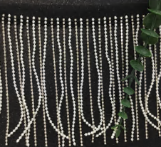 Тесьма стразы, белые камни, ярд. Тесьма из страз