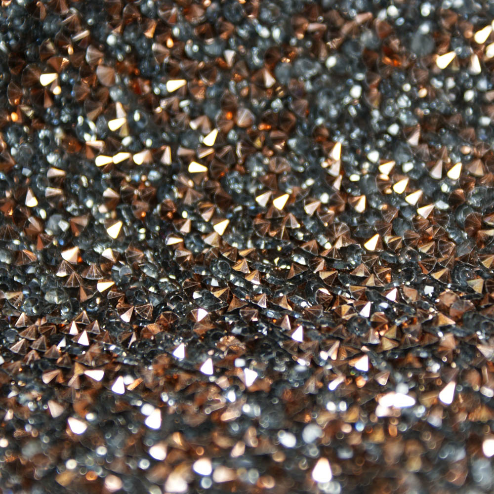 Стразы полотно клеевое №17 гречка АКРИЛ серебристо-топазовые камни, 25*40см, 1лист. Полотна из страз