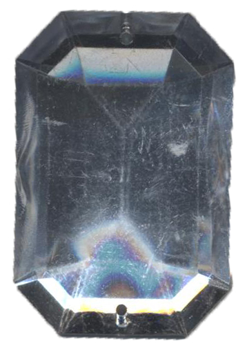 Стразы стеклянные пришивные многраник (28*40мм) зеркальный, 1тыс.шт. Стразы пришивные