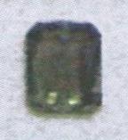 Стразы стеклянные пришивные многранник плоский (8*10мм) хаки, 1тыс.шт. Стразы пришивные