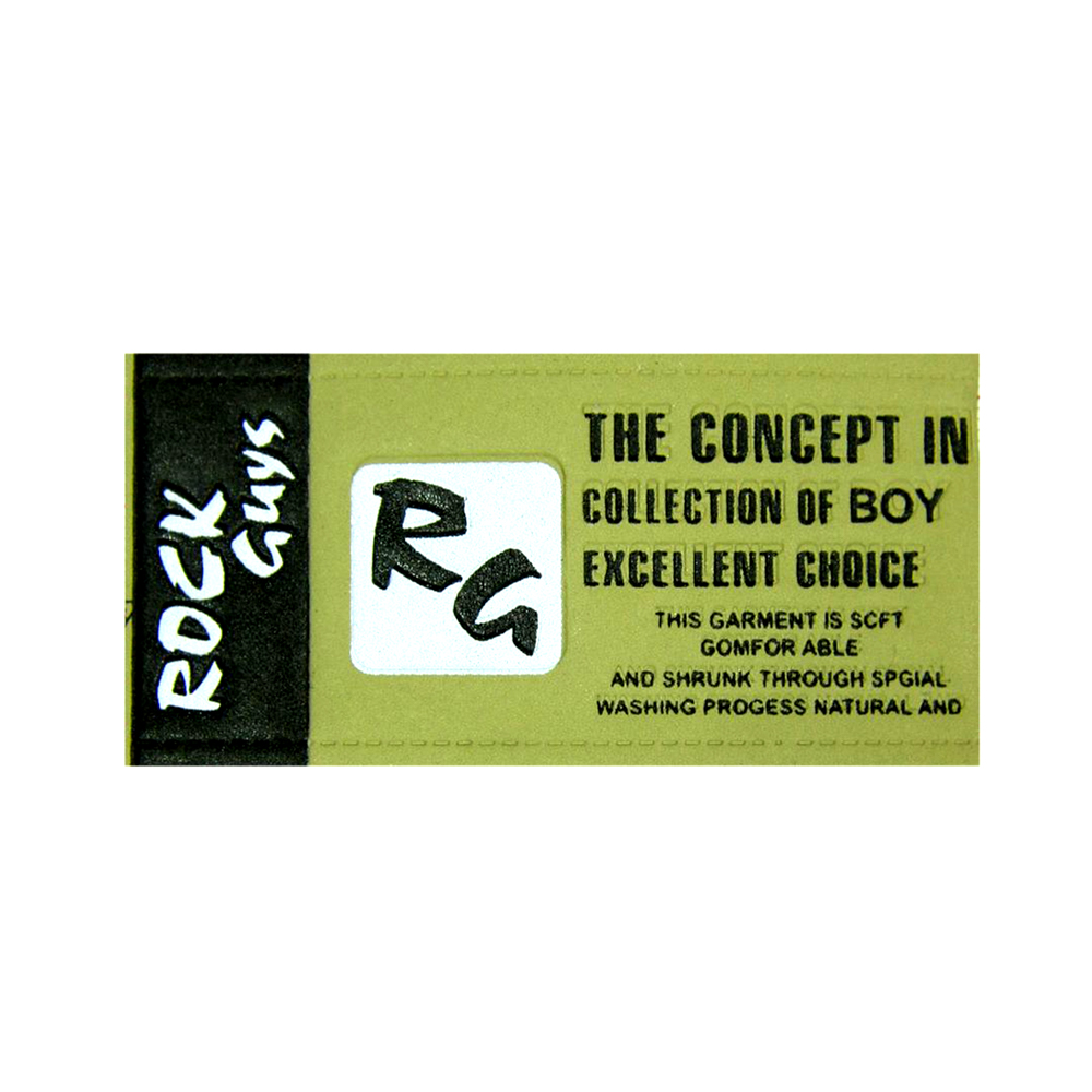 Лейба кожзам Rock Guys RG 76*38мм серая, шт. Лейба Кожзам