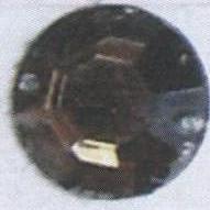 Стразы стеклянные пришивные №16 круглый плоский янтарный (16мм), 1тыс.шт. Стразы пришивные