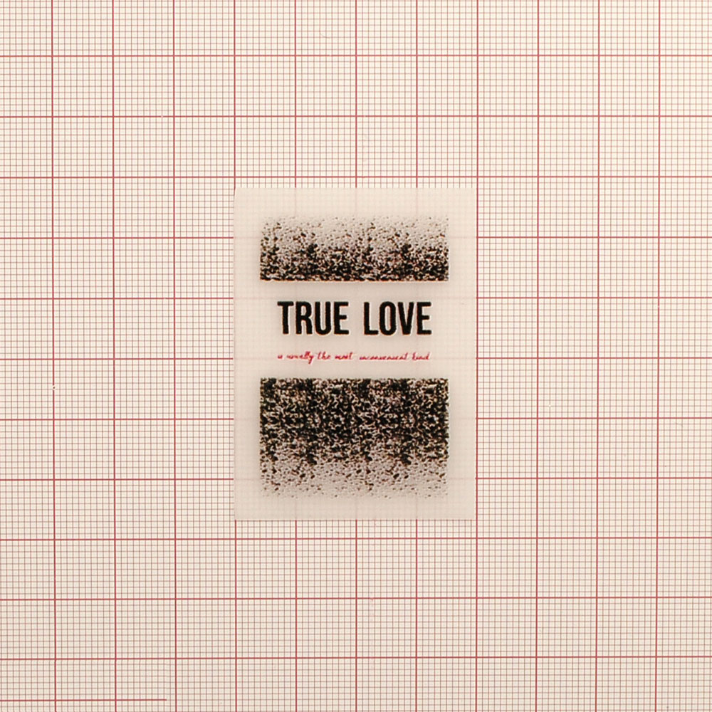 Лейба резиновая TRUE LOVE, 5,5*4см, прозрачный, черный, красный, шт.. Лейба Резина