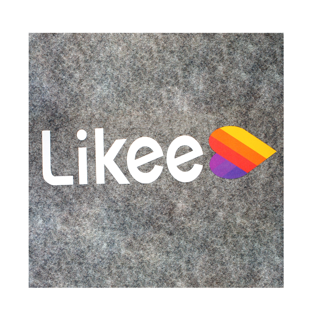 Термоаппликация №8-4 Likee с сердцем 6*25см, шт. Термопереводки Детские