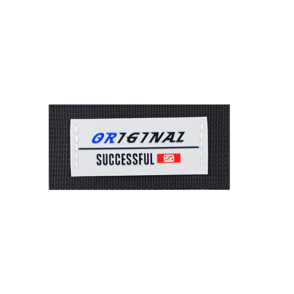 Лейба ткань, ORIGINAL, 3,8*8см, черный, серый, красный, синий, шт. Лейба Ткань