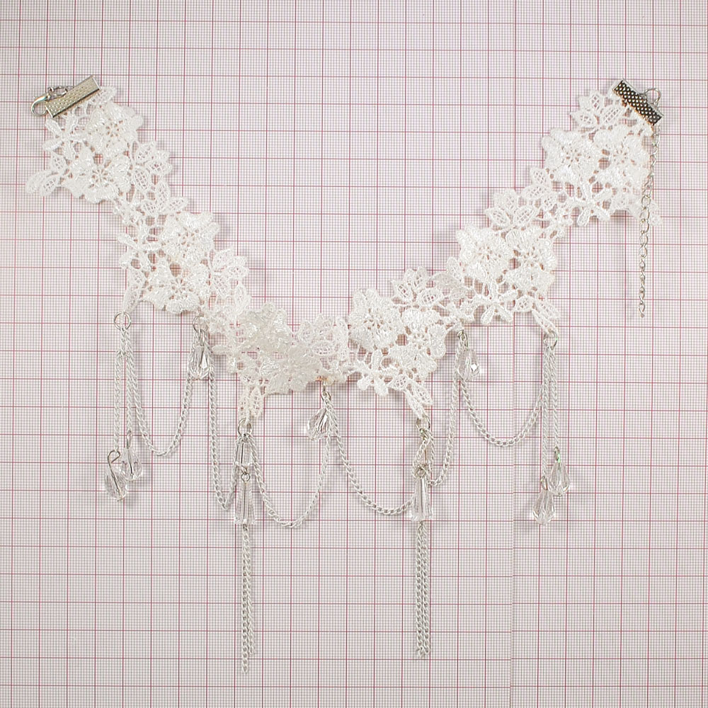 Воротник A90 белый и цепи подвески NIK, шт. Воротники