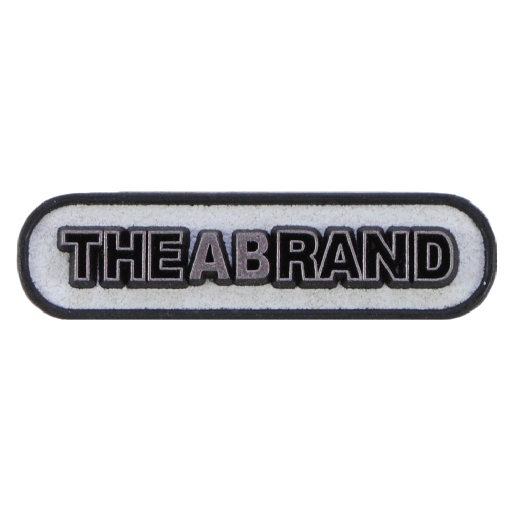 Лейба к/з The AB Rand, 4,5*1,2см, серый фон, напыление, шт. Лейба Кожзам