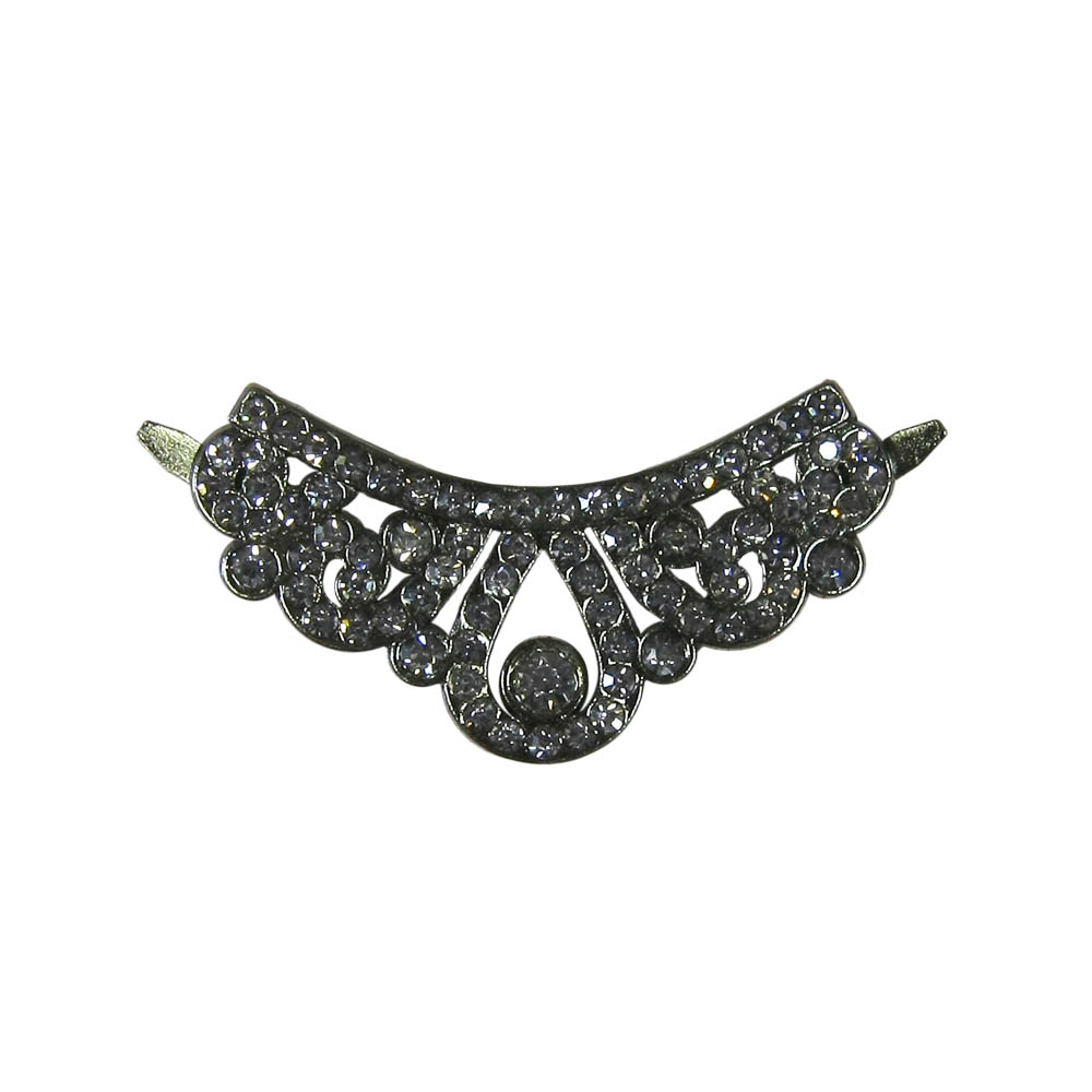 Краб металлBN Корона-черные камни, шт. Крабы Металл Геометрия Декор