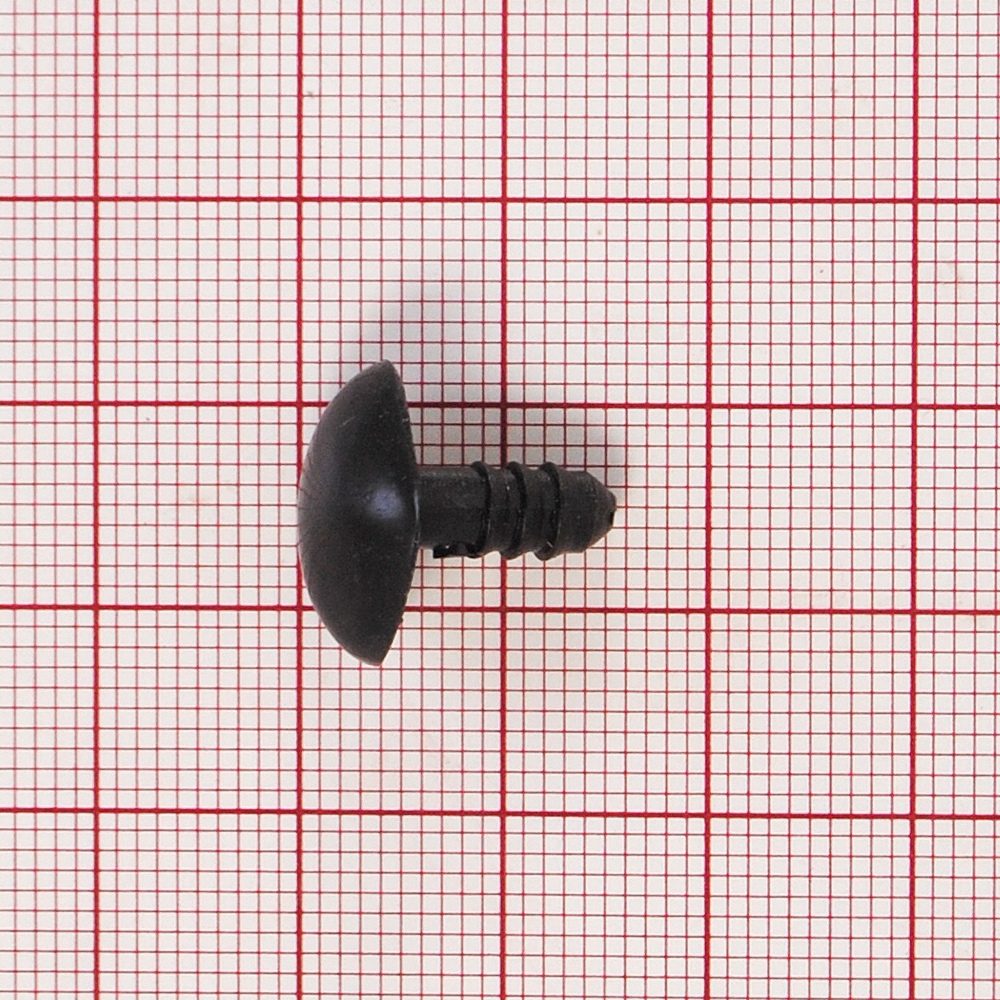 Нос на ножке №2-1, черный треугольный 14*10мм, 1тыс.шт. Носики на ножке