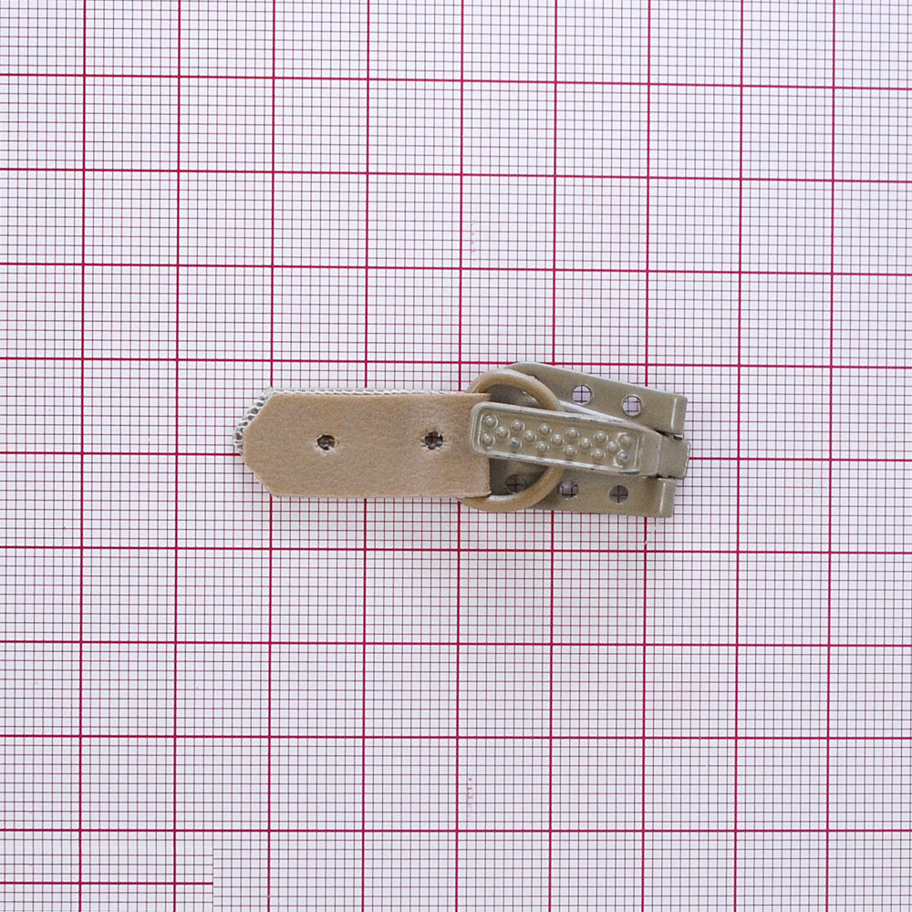 Крючок шубный металлический бежевый. Крючки