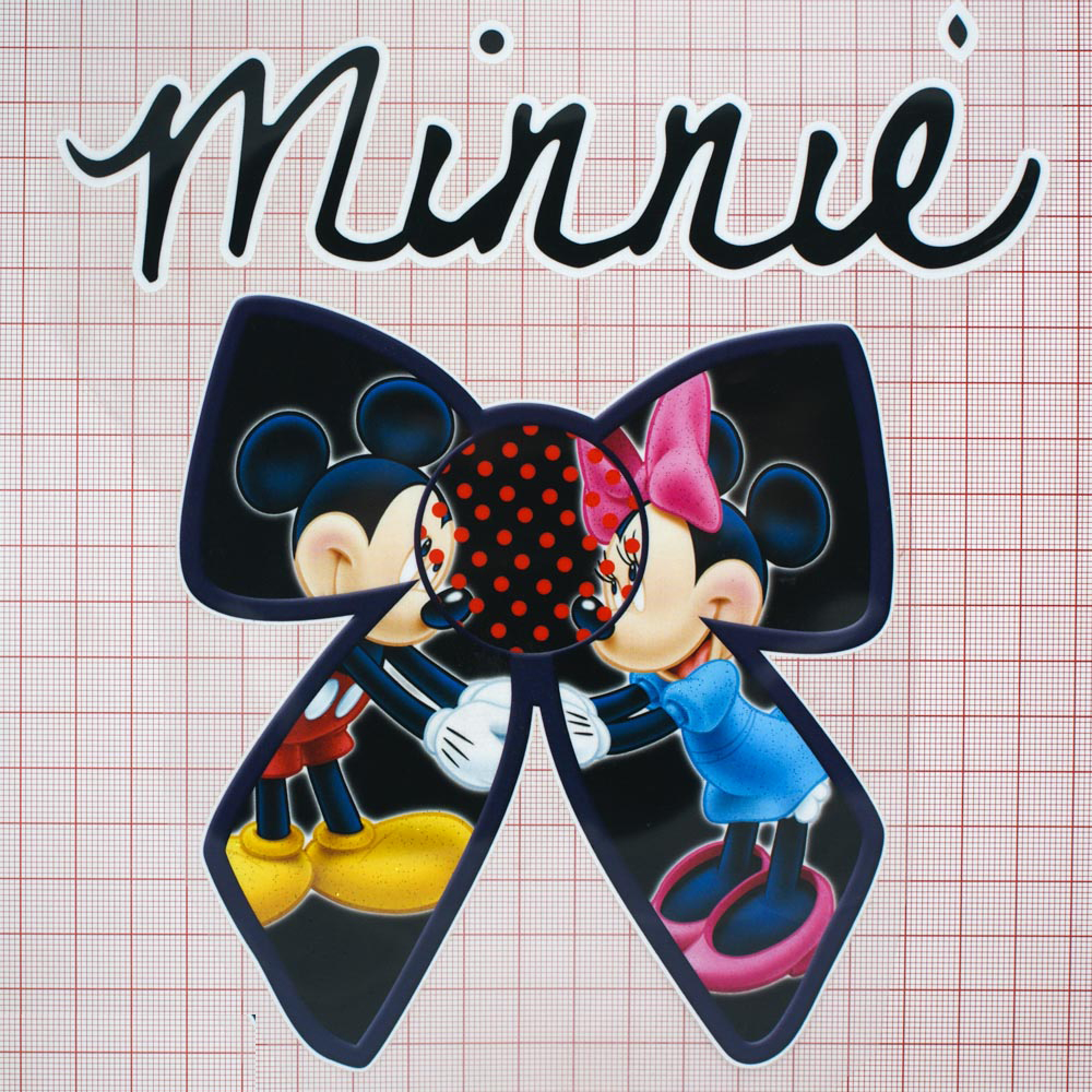 Термоаппликация Minnie 20*17.8см цветная, шт. Термопереводки Детские