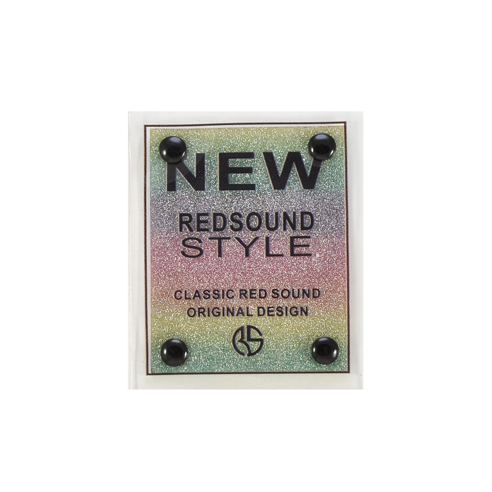 Лейба клеенка с хольнитеном  NEW RED SOUND, 5*6см, розовый, черный, желтый, серебристый, шт. Лейба Клеенка