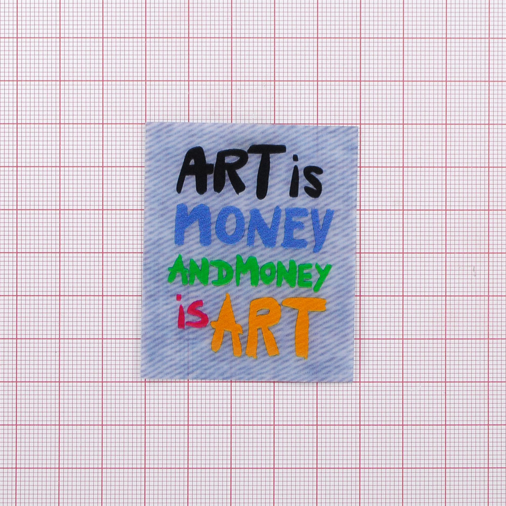 Лейба силикон, Art is money, 5*6см, синий, оранжевый, красный, зеленый, черный, шт. Лейба Силикон