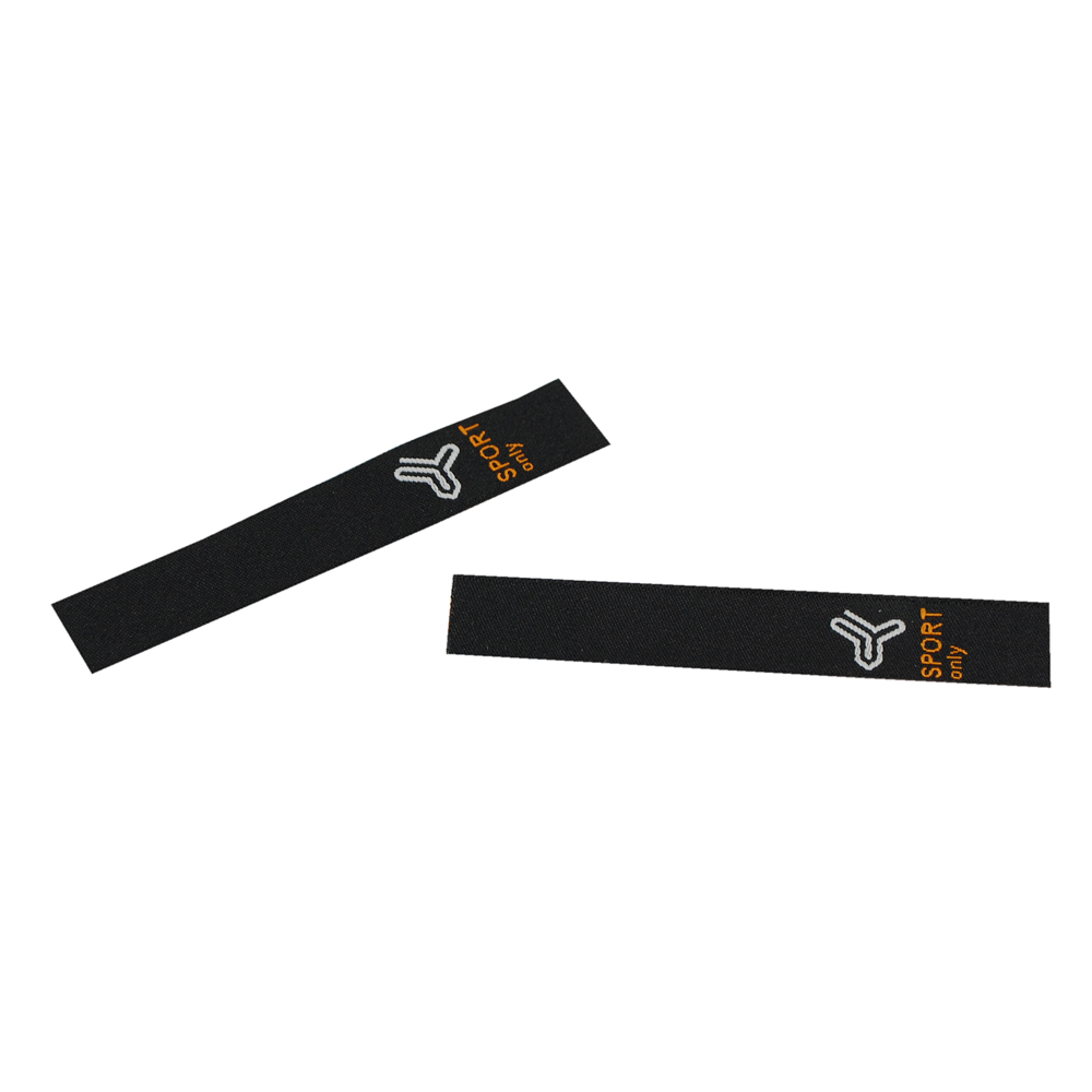 Этикетка тканевая вышитая шт. Sport Only 1,3см, шт. Вышивка / этикетка тканевая