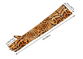 Перчатки Леопардовые, 56*11см, пара. Украшения