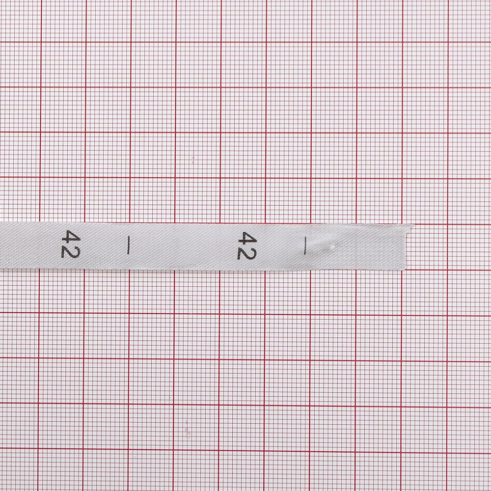 Размерник нейлон белый 42 /1250шт/, 50м. Размерник накатанный нейлон