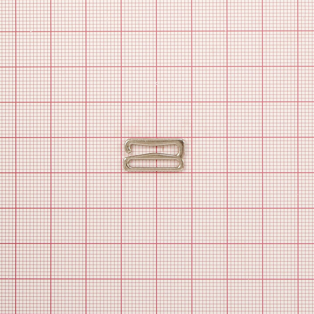 Крючок бельевой металл А915 NIKEL внешн.14*5,5мм (внутр.), 17,3*9,3мм (внеш.), 1т.шт, уп. Крючок бельевой