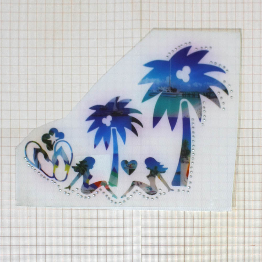 Термоаппликация Пальмы,  GR-7481, шт. Термопереводки Ассорти