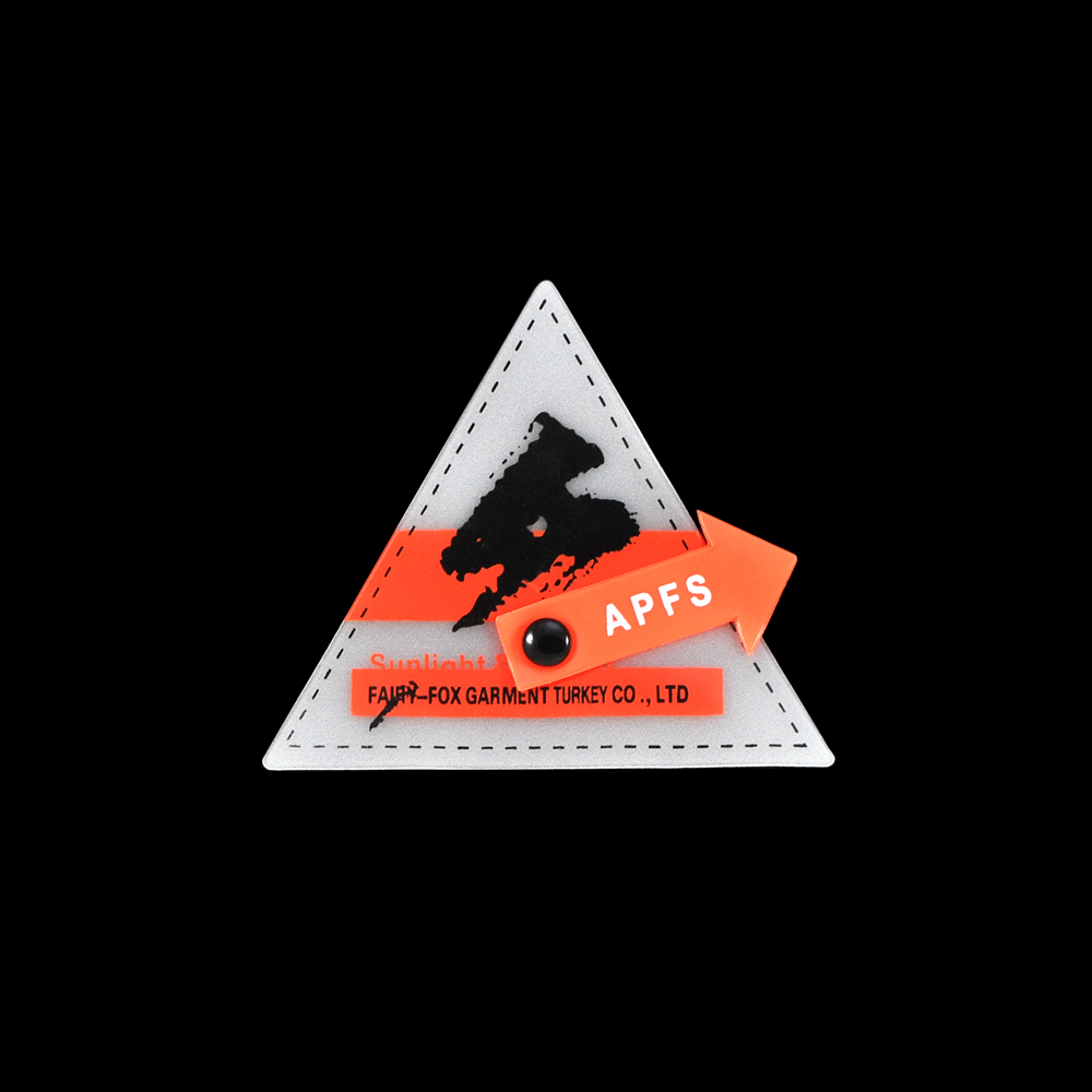 Лейба клеенка APFS 5,9*6,5см, прозрачный, оранжевый, черный, шт. Лейба Клеенка