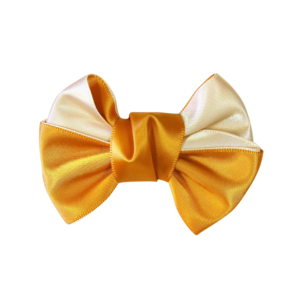 Аппликация декор обувная SABF2125 7,5*5см красно-желтый, персиков. бантик, шт. Аппликации Пришивные Цветы Банты