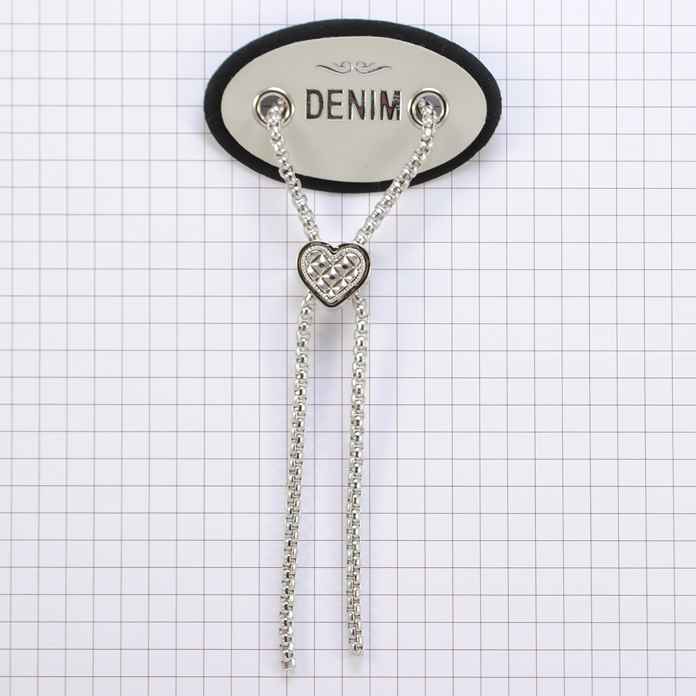 Лейба к/з., Denim, овал с подвеской металл., фиксатор, 5,5*3см., сер., черн., шт.. Лейба Кожзам