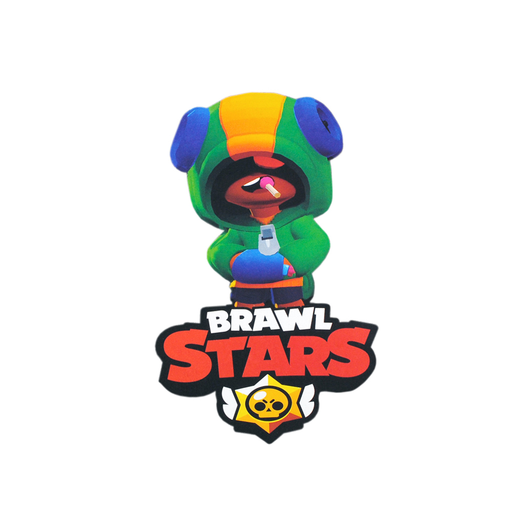 Термоаппликация Brawl Stars №5-1 (Leon) 21*13см, шт. Термопереводки Детские