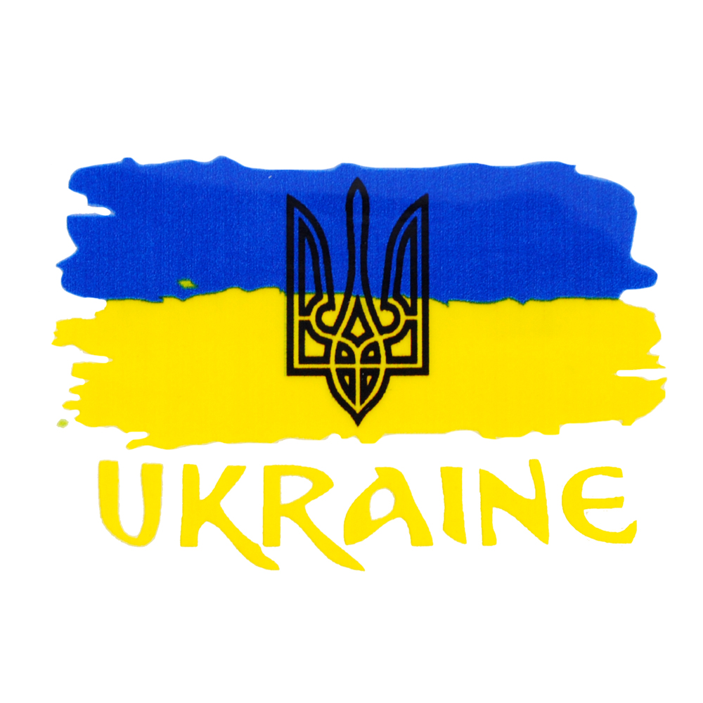 Термотрансфер DTF, Флаг и герб, 7,5*5см, шт. Термотрансфер