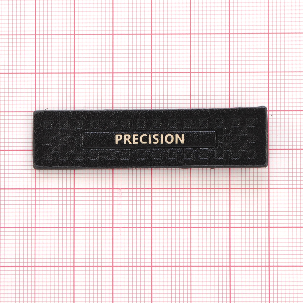 Лейба кожзам Precision, 6*1,5см, черный, бежевый, шт. Лейба Кожзам