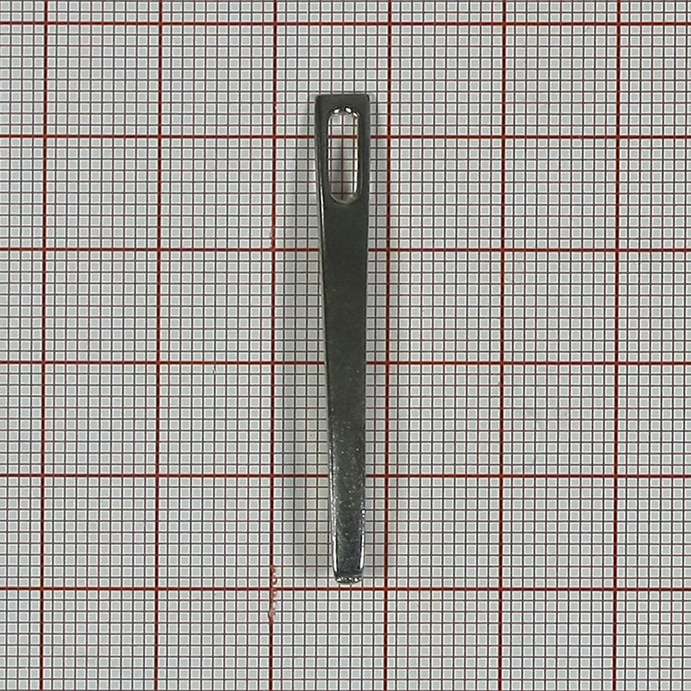 Подвеска на бегунок №3 /никель, узкая. Бегунок