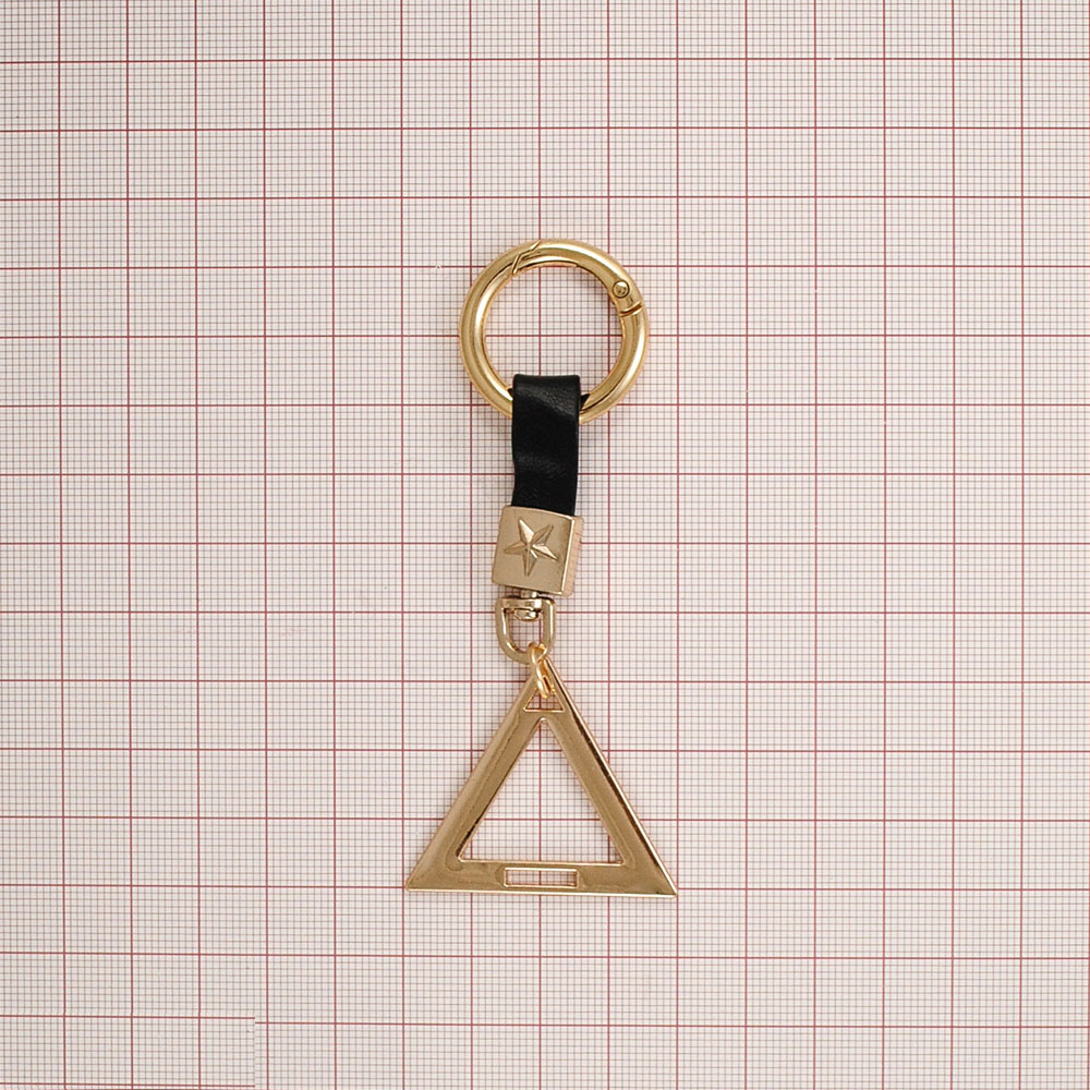 Подвеска металлическая Треугольник 4,2*10см, золото, шт. Подвески