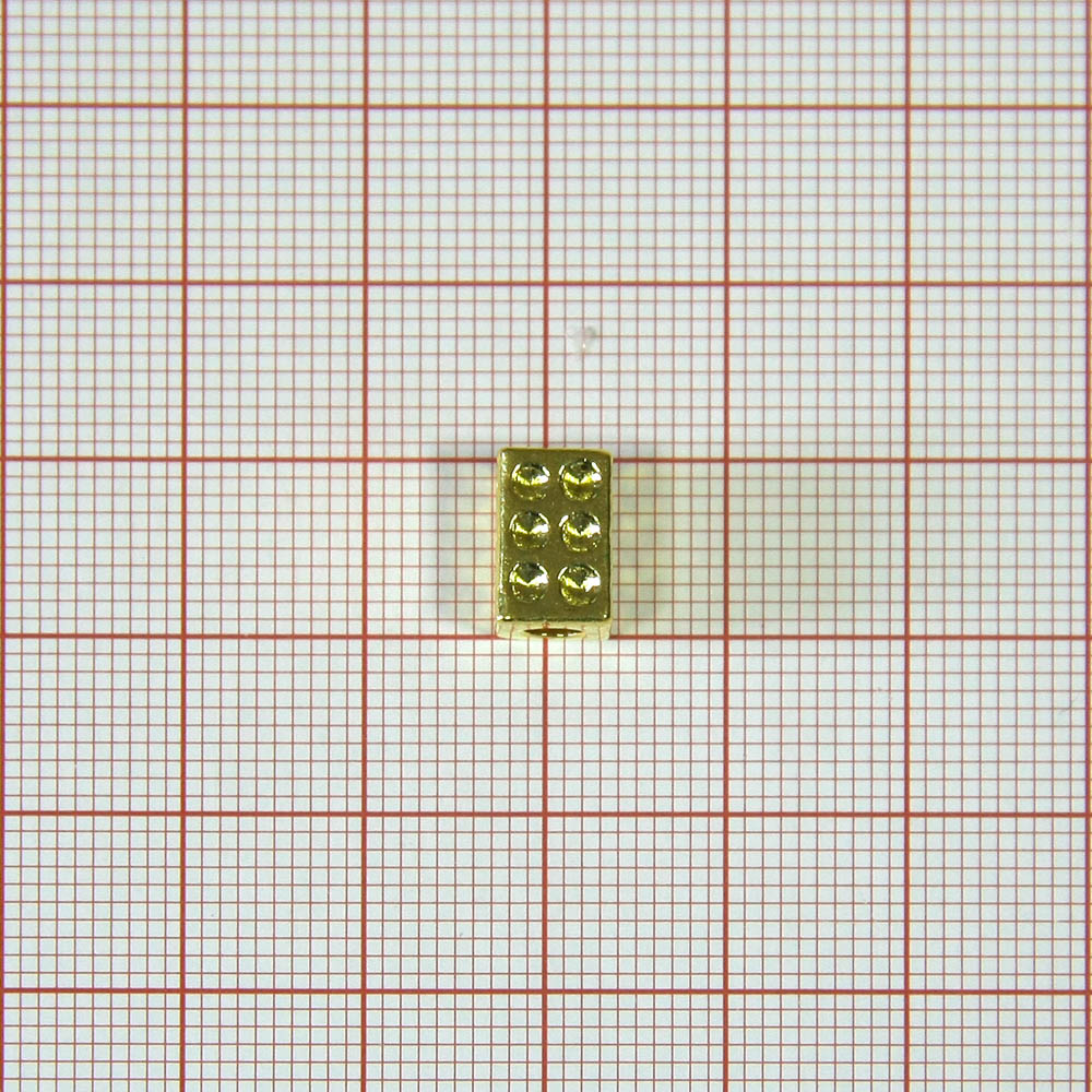 Наконечник металлический WH142 GOLD  1т.шт. Фиксаторы, наконечники