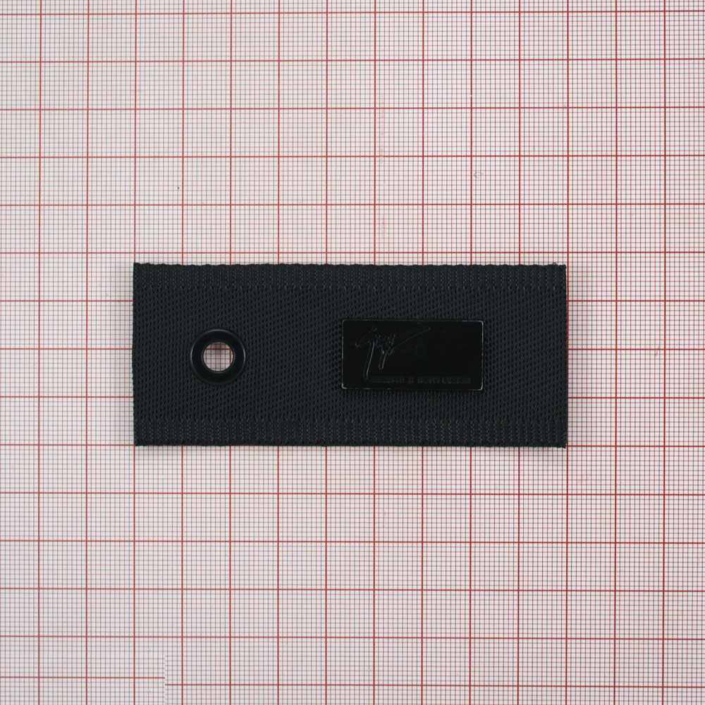 Лейба тканевая, металл 1кс 3,8*9см черный, шт. Лейба Ткань