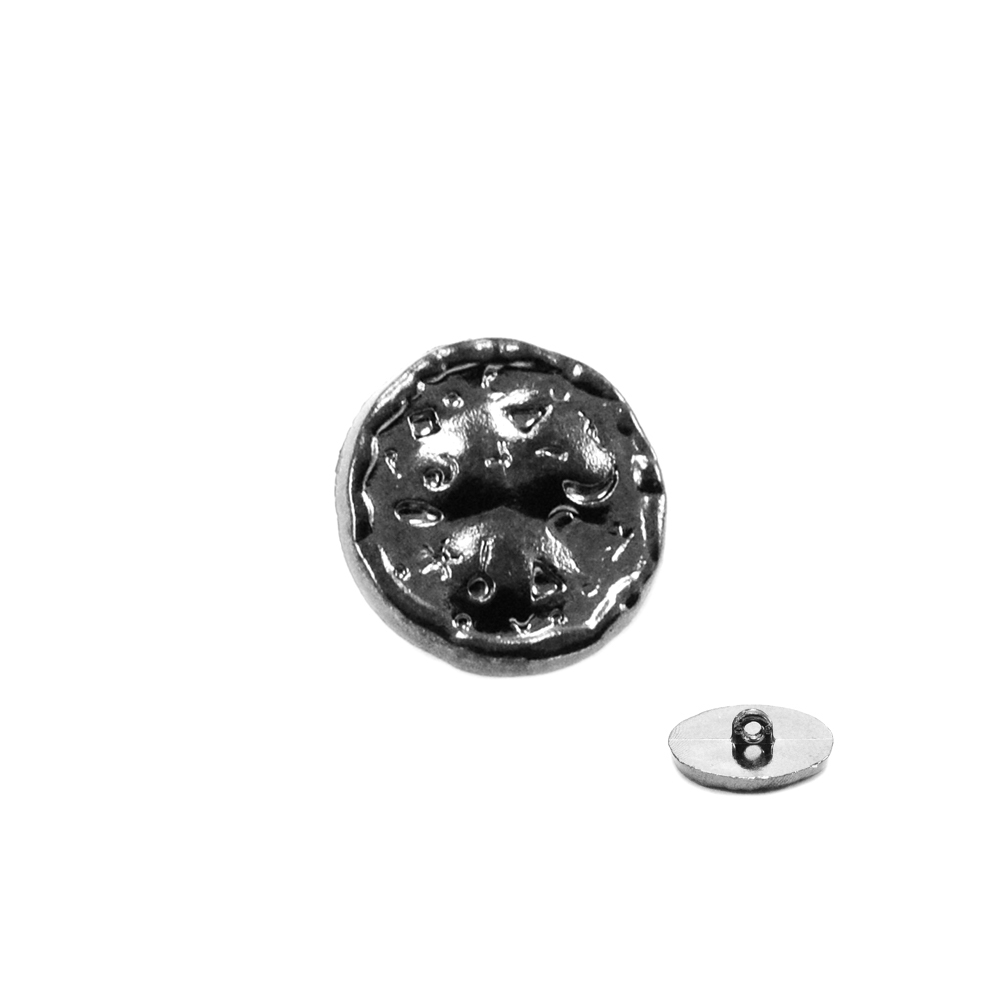 Пуговица TR-17-40 BN 24мм. Пуговица металлизированная