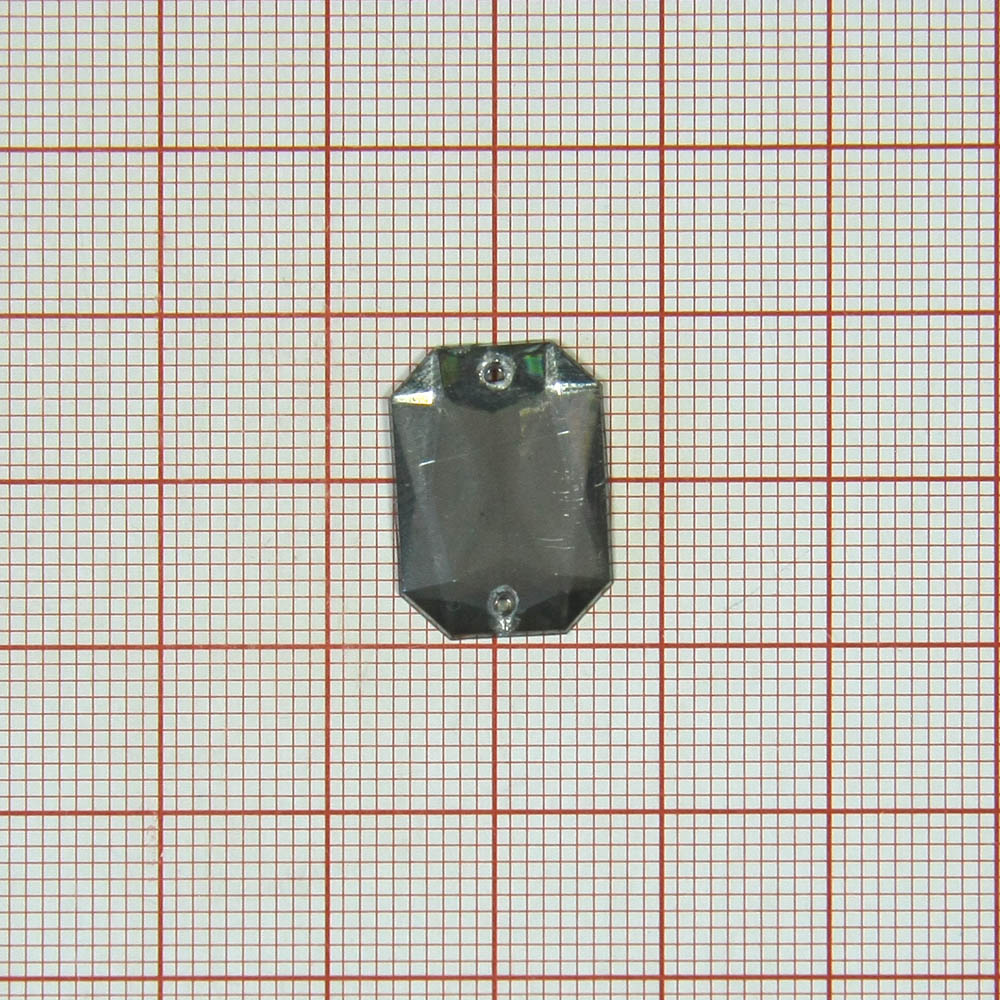 Стразы Д пришивн. многогран 13*18мм серый 6, 1тыс.шт. Стразы пришивные