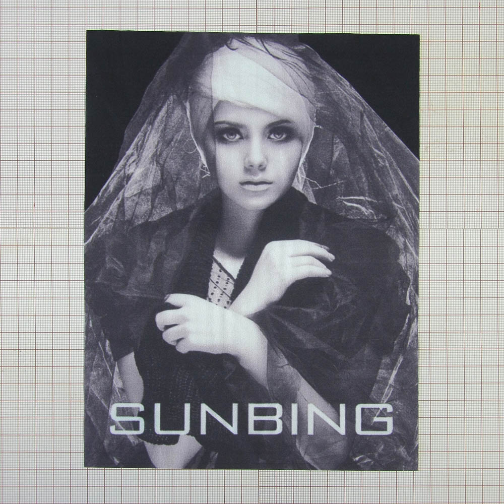 Аппликация пришивная Sunbing 19,3*25,5см черно-белый рисунок, шт. Аппликации Пришивные Постер