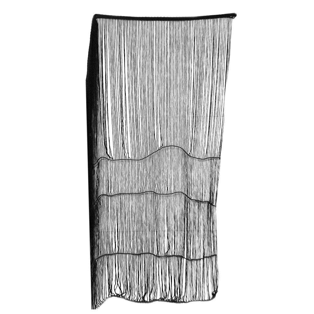 Бахрома 80см черная  (25 ярдов). Бахрома