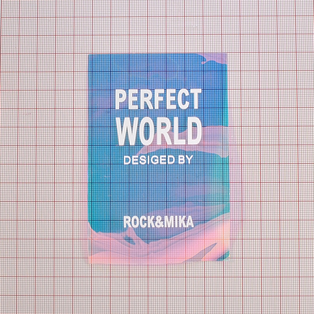 Лейба клеенка PERFECT WORLD, 11,5*7.5см, прозрачный, белый, шт. Лейба Клеенка