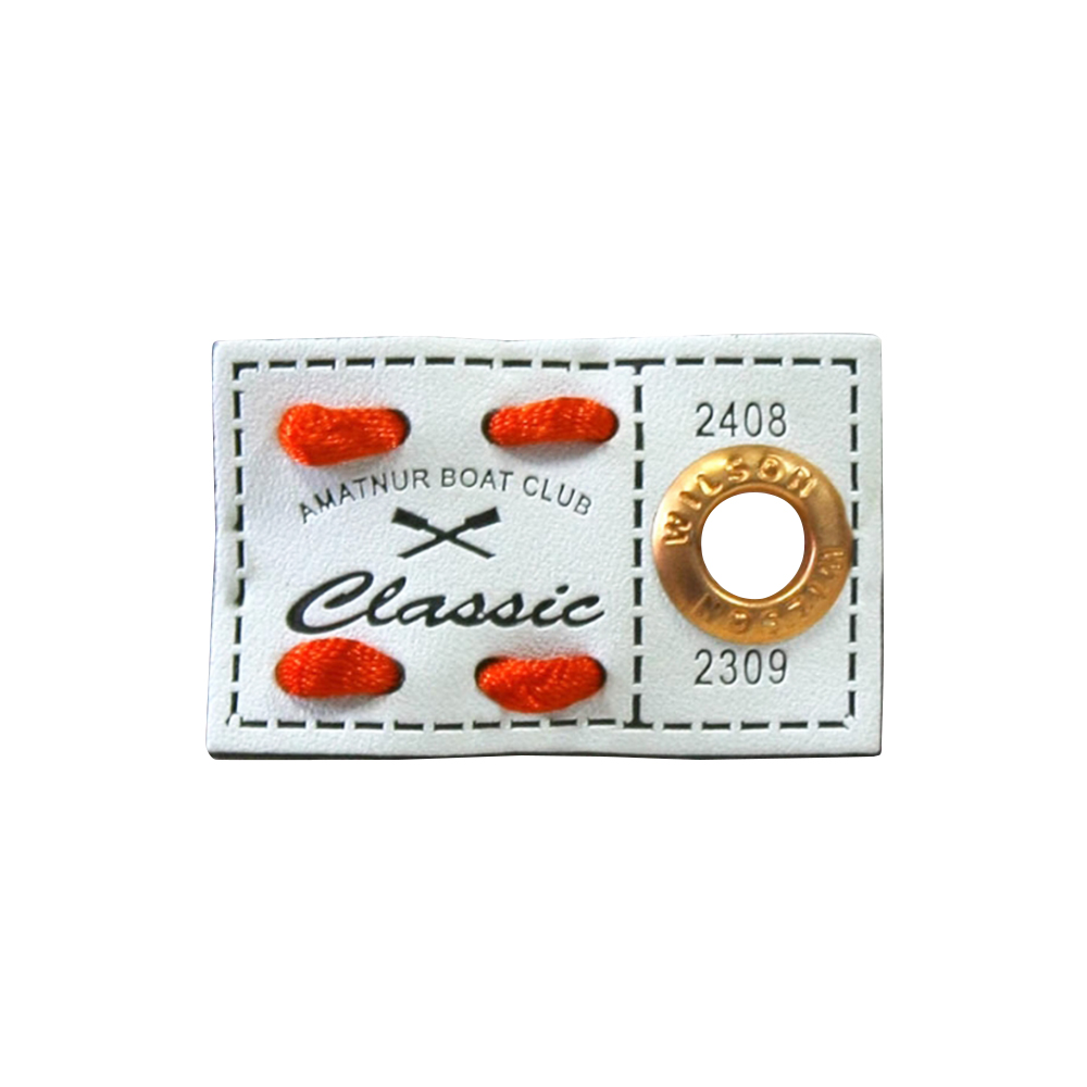 Лейба кожзам Classic 40*25 белый, черный лого шнуровка, блочка. Лейба Кожзам