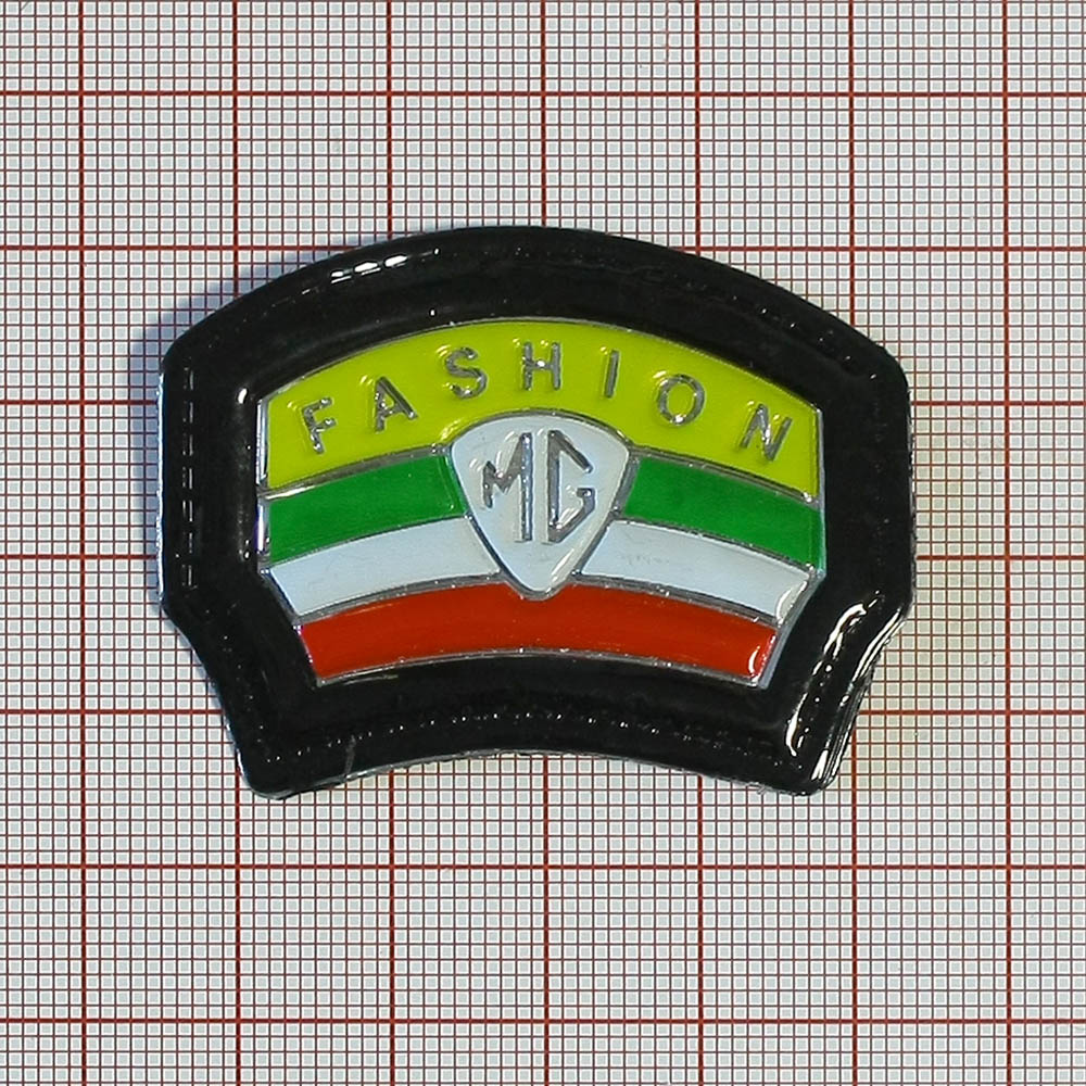 Лейба кожзам A9230 50*37мм Fashion MG. Лейба Кожзам