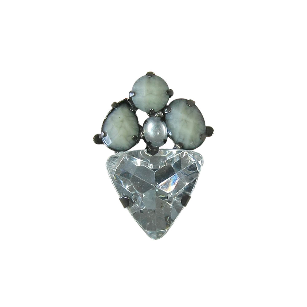 Краб металл HW-2396 краб NIKEL. Крабы Металл Геометрия Декор