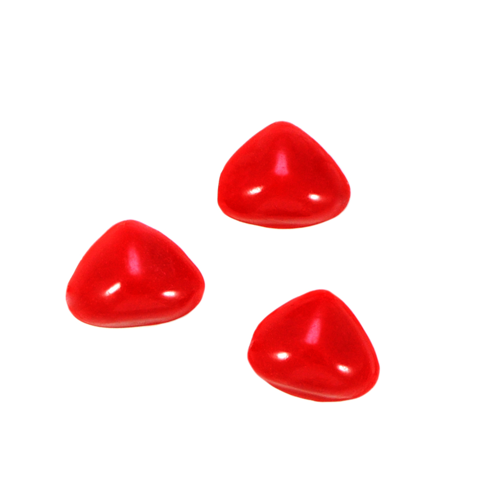 Носик плоский №1, треугольный 17*13мм красный, 1тыс.шт. Носики плоские