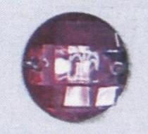 Стразы Д пришивн. круг 14мм малинов 15, 1тыс.шт. Стразы пришивные