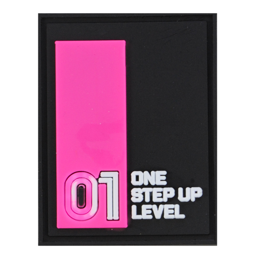 Лейба рез. One step up level, 4,5*3,5см, черн., роз., бел., шт. Лейба Резина