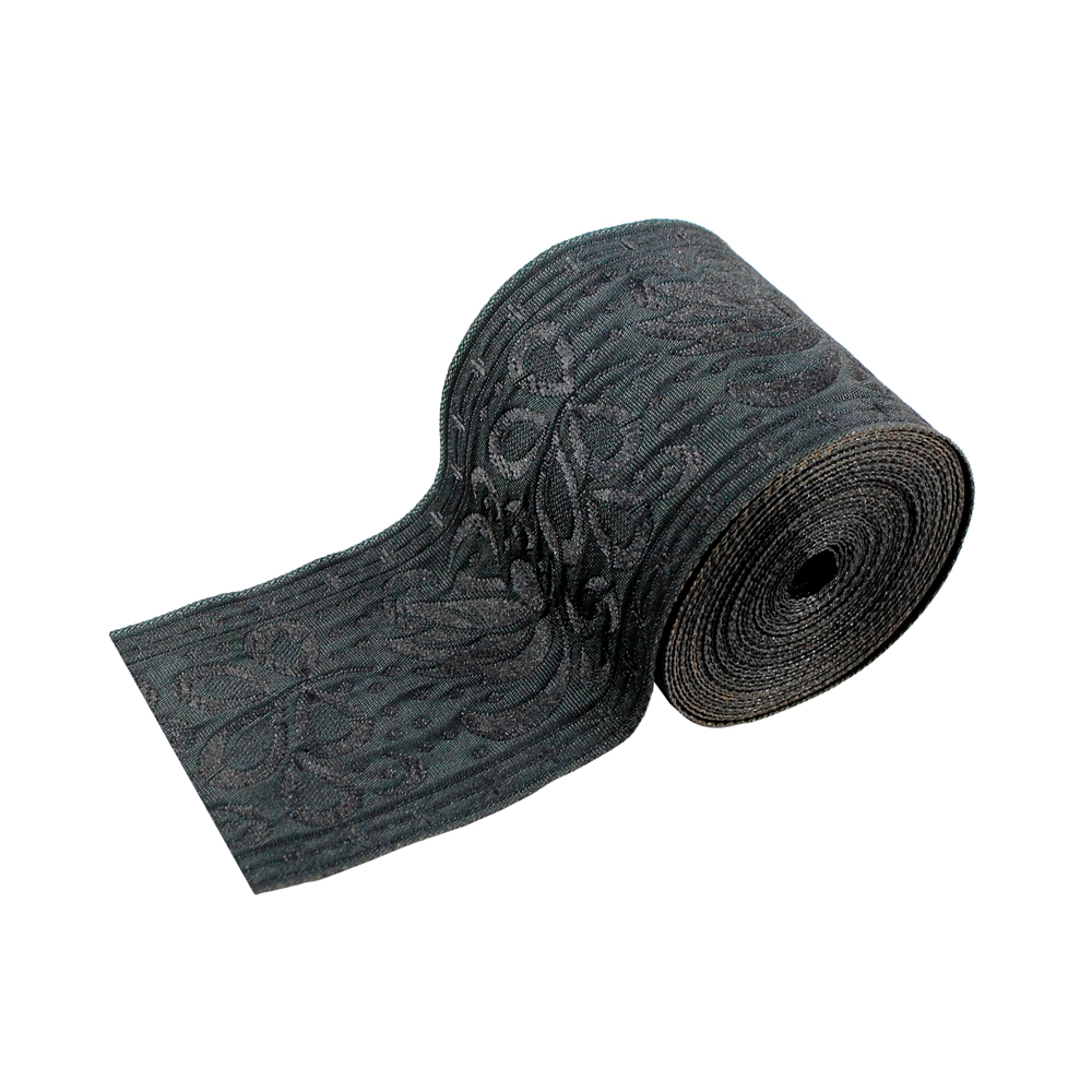 Тесьма декор. темно-зелен. 5см 100м. Тесьма