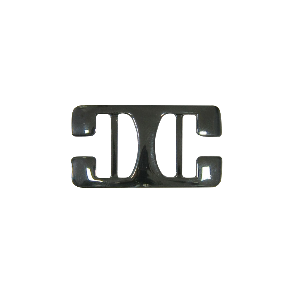 Перетяжка Х-зеркальный, BLACK NIKEL,  шт. Пряжка, перетяжка