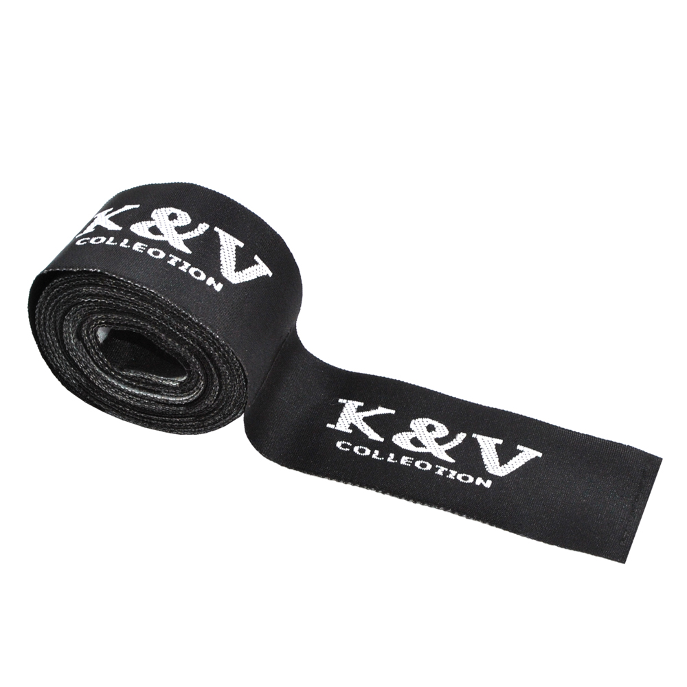 Этикетка тканевая вышитая K&V /3 см / . Вышивка / этикетка тканевая