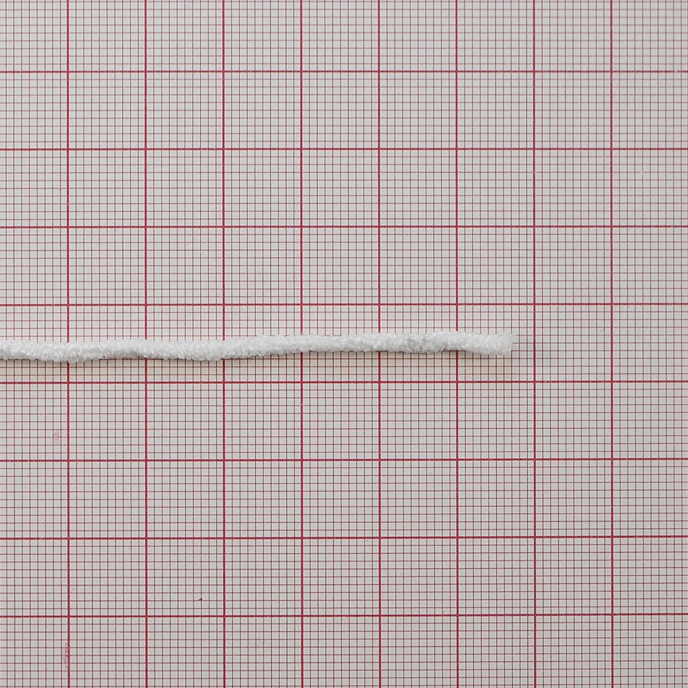 Резинка круглая 3мм, белый /Китай/, 100м. Резинка