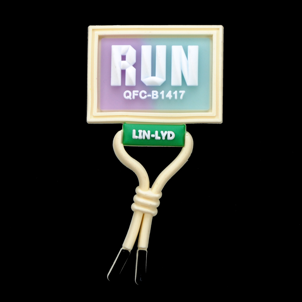 Лейба рез. Run 3,5,*7, беж.+сирень+бирюза, шт. Лейба Резина