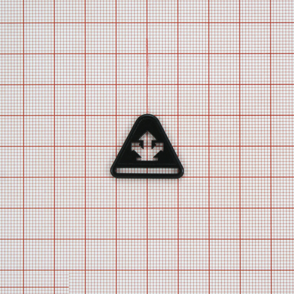 Лейба металл Трезуб Посейдона 20*20мм, черная, шт. Лейба Металл